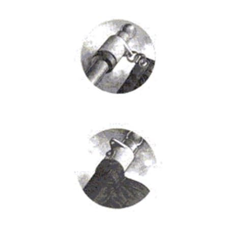 Ss Collectibles White Never Furl .75 in. 2 Way Kit Prevents Flag from wrapping or tangling on Flagpole. SS2521675